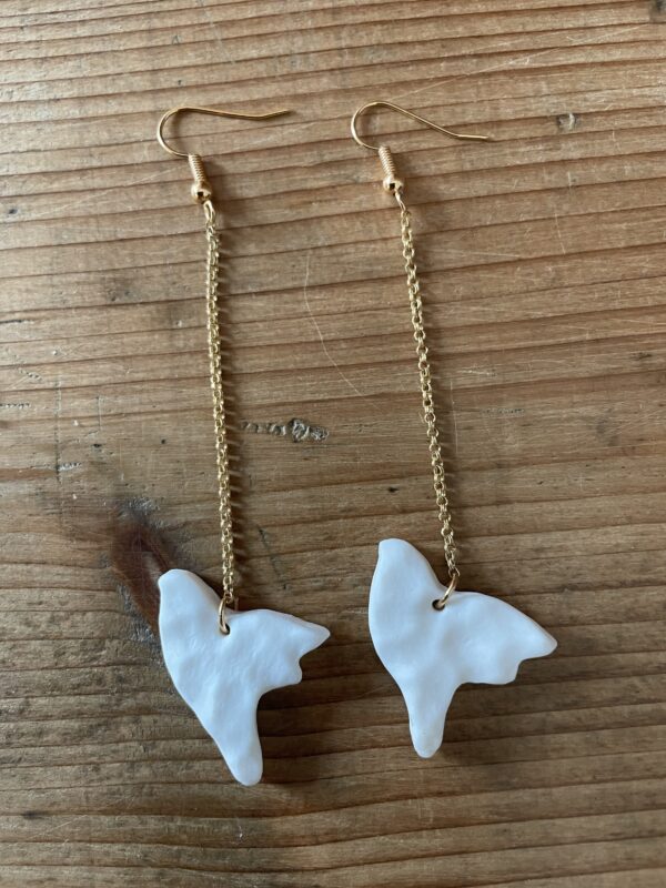Boucles d'oreilles pendantes oiseaux – Image 2