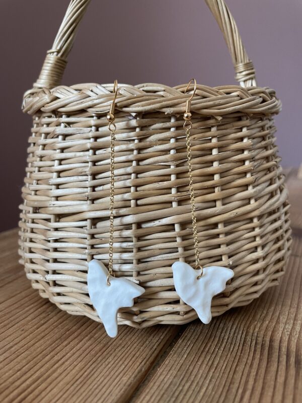 Boucles d'oreilles pendantes oiseaux – Image 3