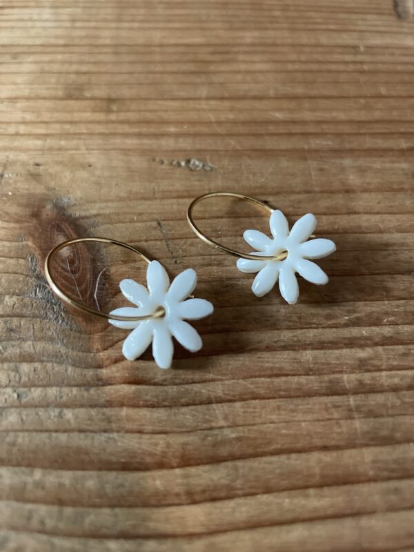 Minis créoles marguerites – Image 2