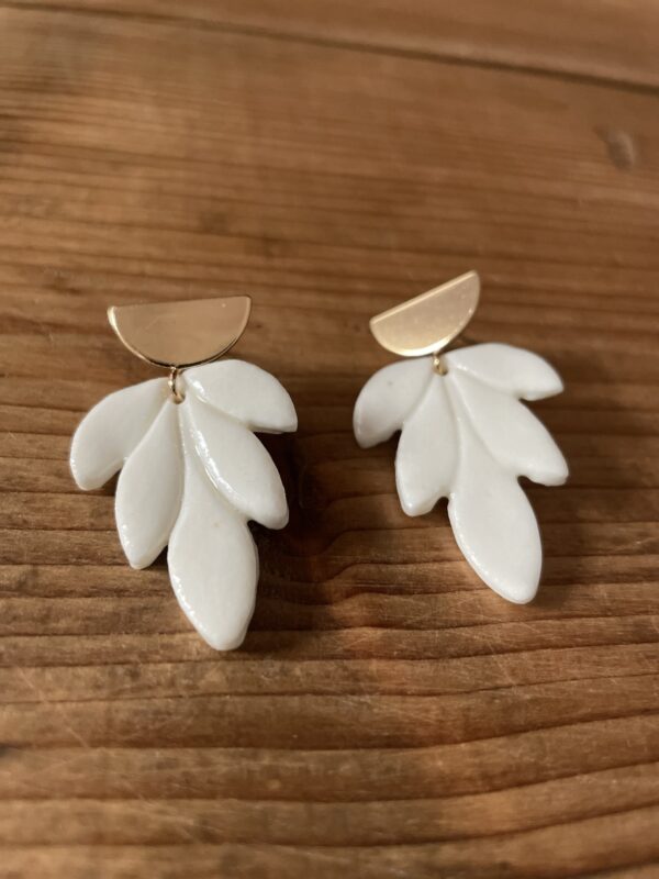 Boucles d’oreilles feuilles – Image 2