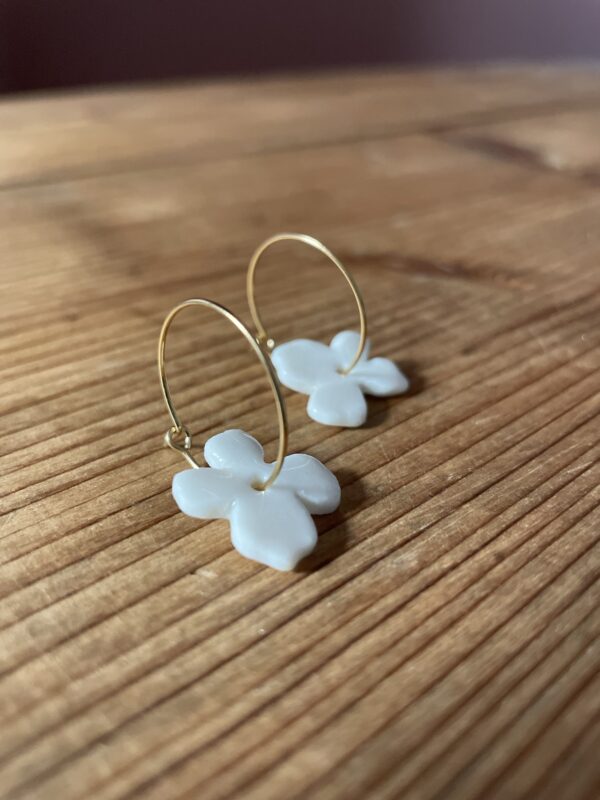Minis créoles fleurs – Image 3