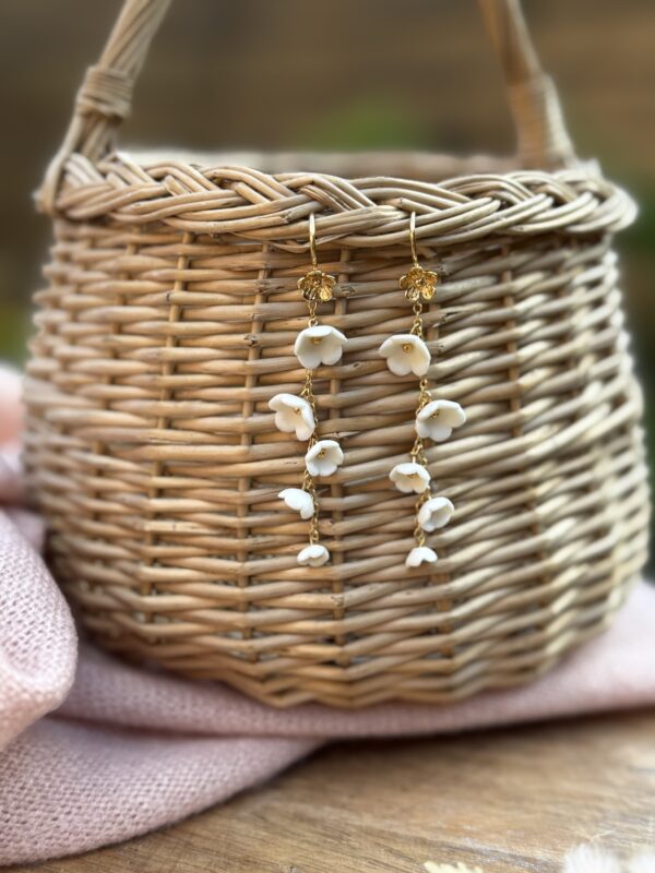 Boucles d’oreilles fleur de muguet