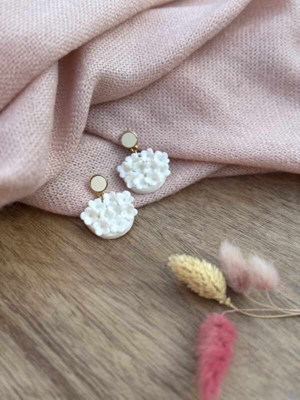 Boucles d’oreilles petites fleurs