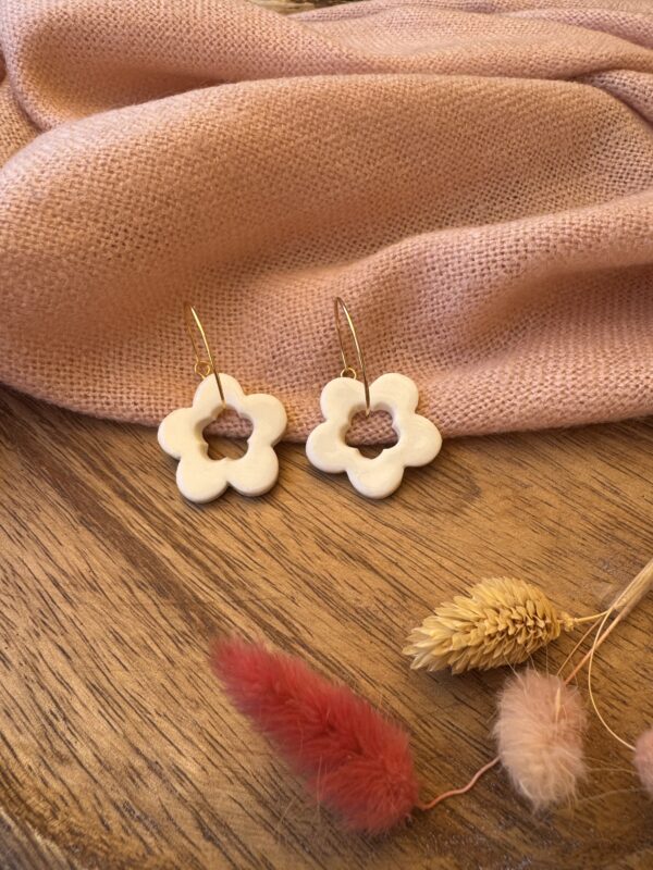 Créoles fleurs ajourées – Image 3
