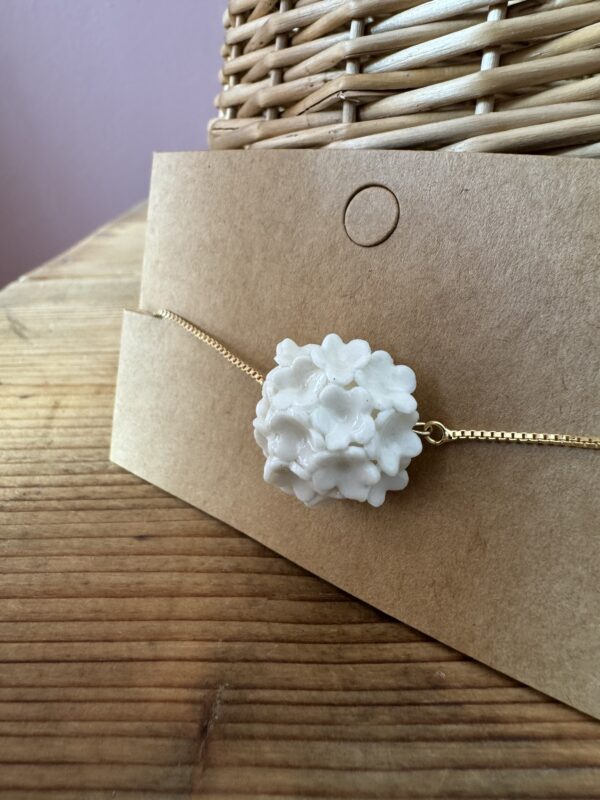 Bracelet demi-perle fleurie – Image 2