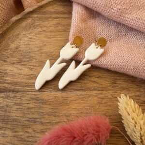 Boucles d’oreilles tulipes