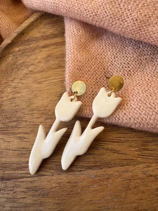 Boucles d’oreilles tulipes – Image 2