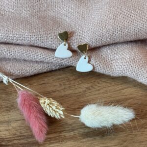 Boucles d’oreilles petits cœurs