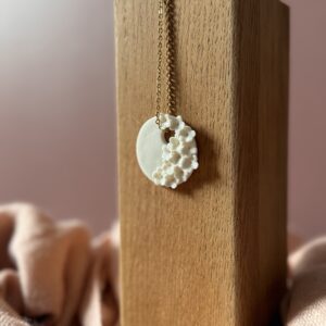 Collier Lune fleurie