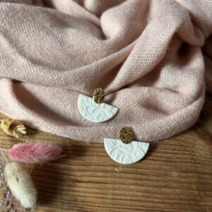 Boucles d’oreilles Demi-Gingko