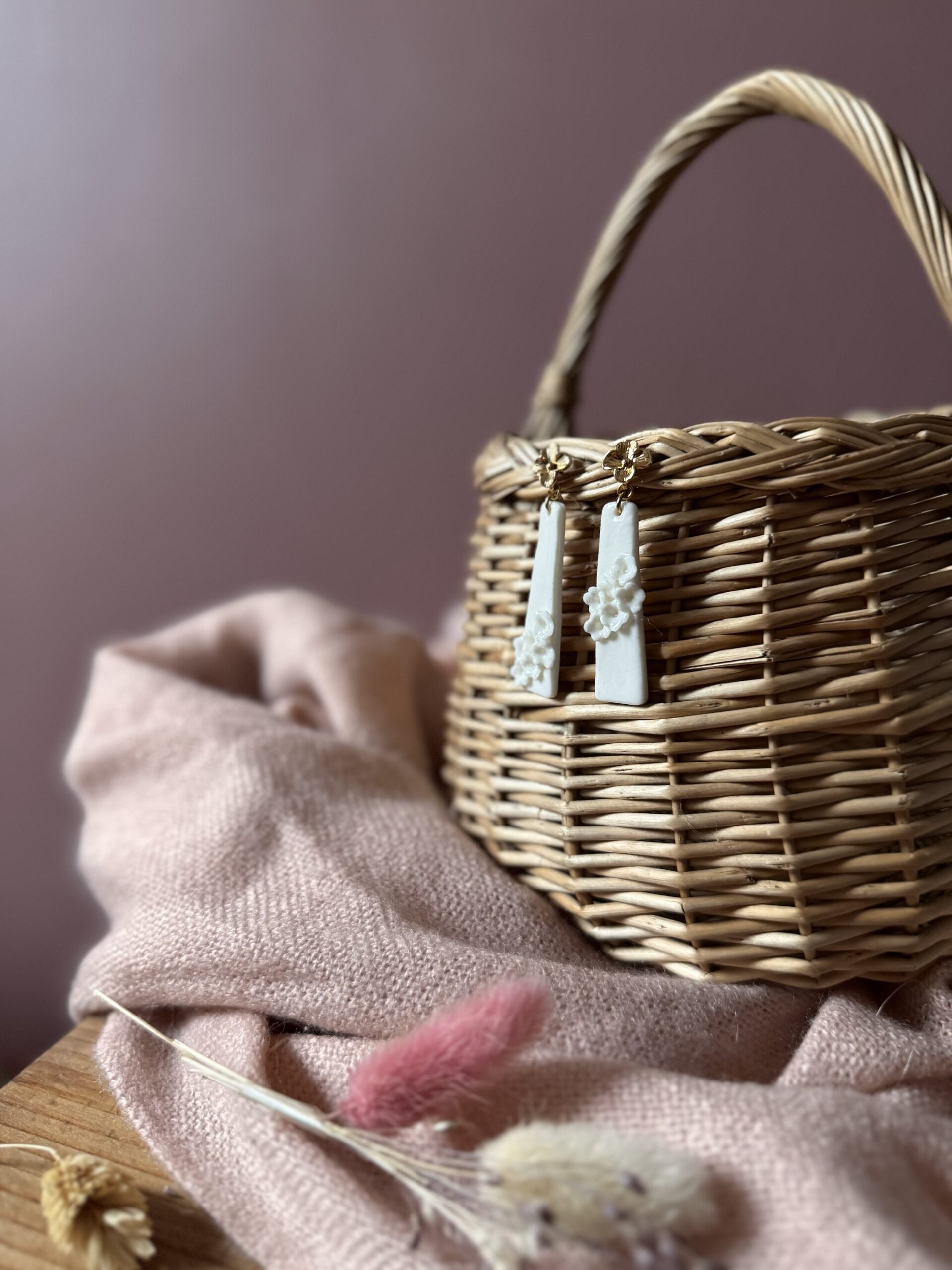 Boucles d’oreilles Échappée florale – Image 2