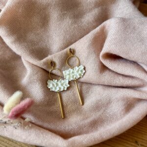 Boucles d’oreilles Élancée Florale