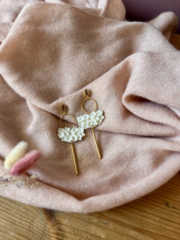 Boucles d’oreilles Élancée Florale