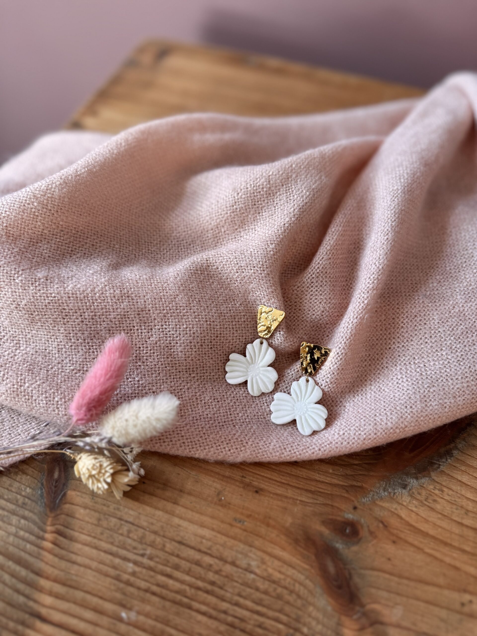 Boucles d’oreilles Fleur d’Aurore