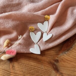 Boucles d’oreilles Lien de Cœur