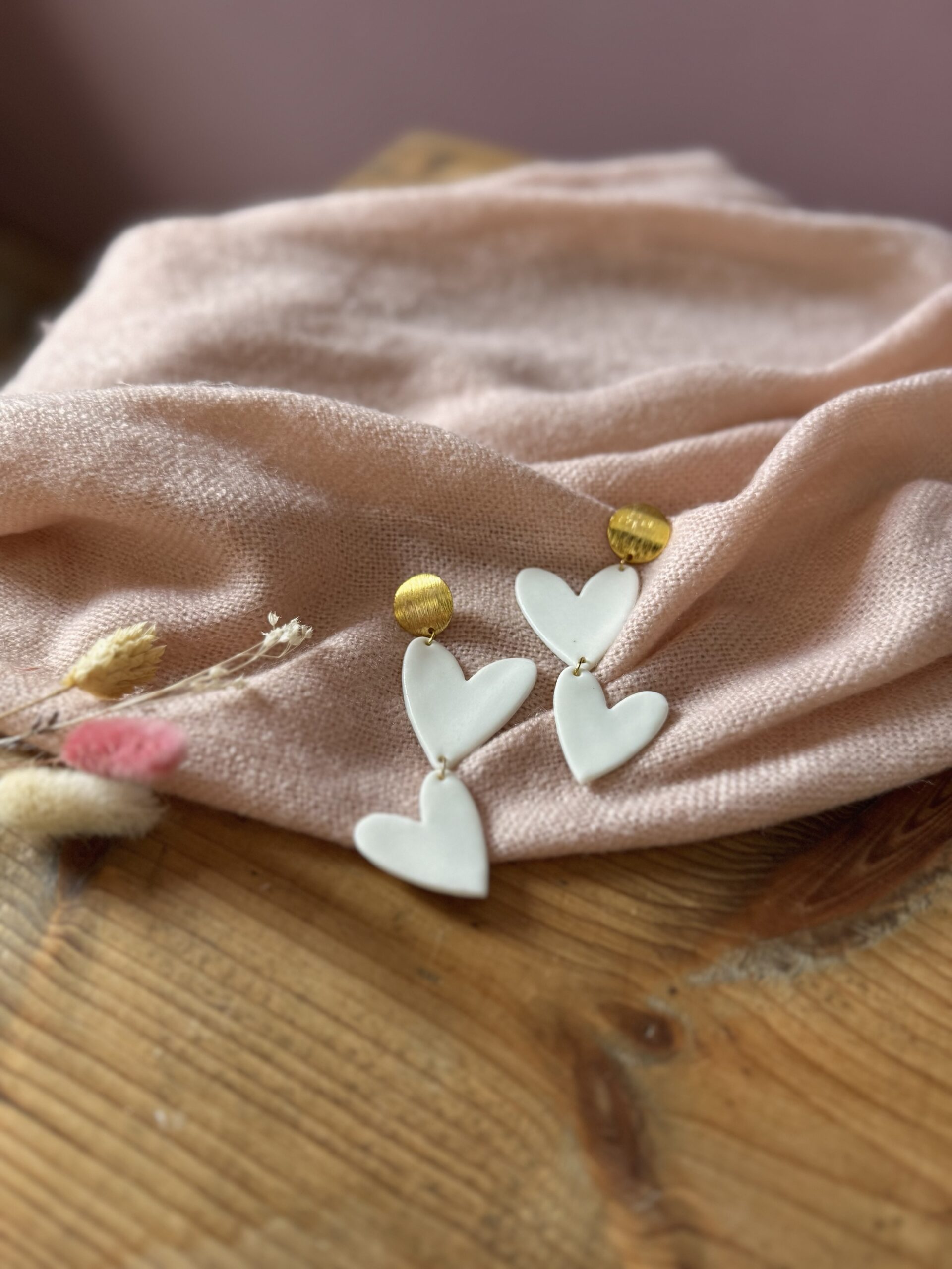 Boucles d’oreilles Lien de Cœur – Image 3